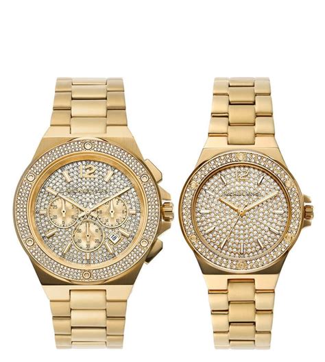 michael kors couple watch black|michael kors black chronograph watch.